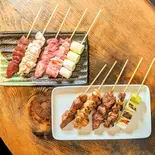 もつ焼き盛り合わせ10本(塩)(もつ焼き 大阪屋)