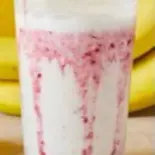 ブルーベリーバナナジュース/blueberry banana juice（鶏白湯ラーメン 鳥やま）