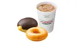 【店舗限定Wコンボ】カフェオレ(ホット/アイス)+おすすめドーナツ2種（クリスピー・クリーム・ドーナツ 神戸ハーバーランドumie店）