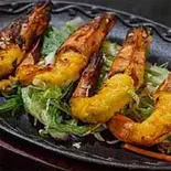 タンドリーエビ 4個 (Tandoori Prawn 4P)(DELHI DARBAR横浜)