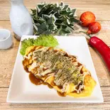おにぎり3個+厚切りロースのとん平焼き弁当（ご馳走おにぎり“雲海” 鶴橋店）