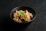 ミニ牛肉そぼろ丼(秦唐記 ビャンビャン麺(永代総本店))