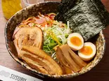 特製 赤辛魚介らーめん（濃厚魚介だし専門 つけ麺 すする）