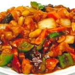 鶏肉とピーナッツ辛口炒め/Spicy diced chicken with peanuts(中華料理 龍門)