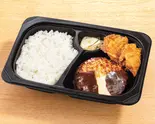 ミニチーズINハンバーグ＆若鶏の唐揚げ弁当（ガスト 西新店）