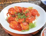 海老のチリソース煮 Chili Shrimp（中国ラーメン揚州商人 新横浜店）