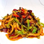 豚肉の甘辛ソース炒め（串門‐創作中国料理）