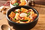 【ヘルシーピリ辛鍋】スンドゥブチゲ＆ミニビビンバセット（タッカンマリ 닭한마리 TORIMARU 上戸田4丁目店）
