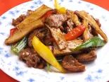 牛肉と工リンギの炒め（福餃子）