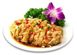 鶏唐揚げ油淋ソース（中華料理美山飯店）