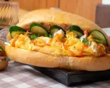 玉子焼き＆ハムのバインミー(Banh mi pate trung cha )（バインミーファンちゃん）