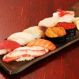 【おすすめNo.1】握り9貫セット 竹（すしの菱田）