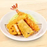 大海老フライと野菜フライ弁当　※ごはん無し（かつ庵 川崎生田店）