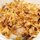 フライドオニオン豚丼（つけ麺大戦争 秋葉原店）