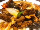牛肉黒胡椒仕立て(御飯付き)（西安刀削麺 匠心）