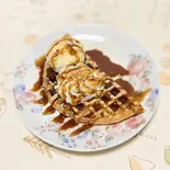 黒糖きな粉アイス（ワッフル＆サンドふわふわ）