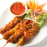 ガイサテー Gai Satey (3pcs)(インド&タイ・エスニック料理 ディップパレス 中目黒店 / Indian & Thai, Ethnic Cuisine Dippalace Nakameguro)