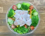 【当店の人気No.1】超しっとり鶏むねサラダボウル 【Popularity No.1】 Super moist chicken meat salad bowl(たっぷり野菜のサラダボウル)