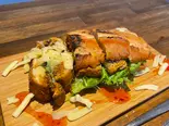 チーズたっぷりタコスミンチのオムレツホットサンド Taco Minced Omelette Hot Sandwich with lots of cheese(博多のタコライス屋さん tacon Hakata taco rice restaurant tacon)