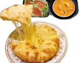 チーズナンセット（インド北部料理PUNJABI草加松原店）