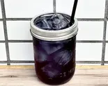 アイスバタフライピー&ブルーエルダーフラワーティー (アイス) Butterfly pea & Blue elder flower Tea (Iced)(Cafe Yellow)