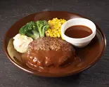 アンガスビーフ100%ステーキハンバーグ デミグラスソース（ジョナサン 板橋大山店）
