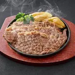 サーロインステーキ1ポンド(ソース2)(肉汁牧場チャックステーキ KING 大橋店)