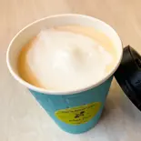 ホットカフェラテ（シュガーバタークレープ専門店|Mel Pot 住吉大社駅前店）