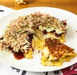 【当店人気No.1】豚もちチーズ玉 Pork and Cheese Okonomiyaki（あずまや祐天寺店）