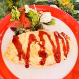 ふわふわたまごのオムライス（cafe BAELU）