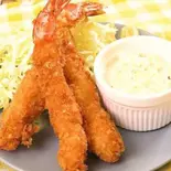 タルタルエビフライ3本（炭火焼居酒屋とりきち）