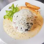 黒胡椒香るクリーミーチーズハンバーグ（K's kitchen）