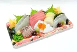 お造り五点盛り 5Assorted Sashimi（寿司の美登利 総本店）