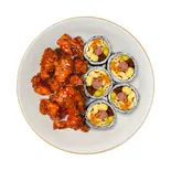 オリジナルキンパとダッカンジョンのセットCOMBO（삼청당三青堂 韓国プレミアムキンパ専門店）