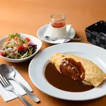 オムライス(デミグラスソース) 全部セット（【オムライスの名店】ビストロ ウッフ）