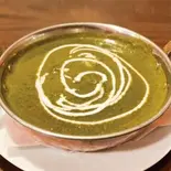 ほうれん草ポーク Sag Pork Curry（Indo Asian tajmahal Restaurant）