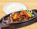 焼き野菜と月見チーズINハンバーグ～きのこデミソース～弁当（ガスト 鴨居店）