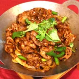 豚もつ干し鍋（孫ちゃん上海焼き小籠包 阿佐ヶ谷店）