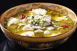 豆花酸菜鱼 中国漬物と白身魚の煮込み（四川料理 成都小吃）
