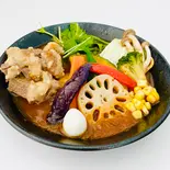 牛すじと14種の野菜カレー（スープカレーこうき屋 岸里店）