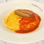 トマト＆ウインナーオムTomato Sauce ＆ Wiener Omelet Rice（ふわとろオムライスの店 千日前たまごけん）