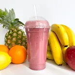 【アサイー】ピーチスムージー Acai Peach Smoothie(【ヘルシーアサイーボウル】&【グリークヨーグルト】 GOODスムージー 錦糸町店 Acai Bowls and Smoothies)