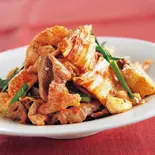 豚肉とキムチ炒め（龍鳳源）