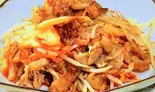 (大盛無料キャンペーン中)豚肉とキムチ炒め(東来)