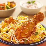 ビリヤニ + 家庭ミニカレー セット（マーグル）