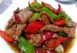 オイスターソースの牛肉炒め（中華料理 福味居）