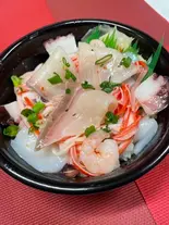 ブリパっチょ丼（魚丼 福島店）