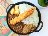 エビフライカレー Fried shrimp curry（本格メキシコ料理！！タコス＆タコライス レモネード東京アメ横店）