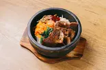 鹿児島県産黒毛和牛・特上カルビビビンバ（焼肉 燈苑）