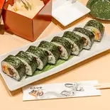 上太巻 Premium Thick Sushi Roll（回転寿司力丸 三宮センタープラザ店）